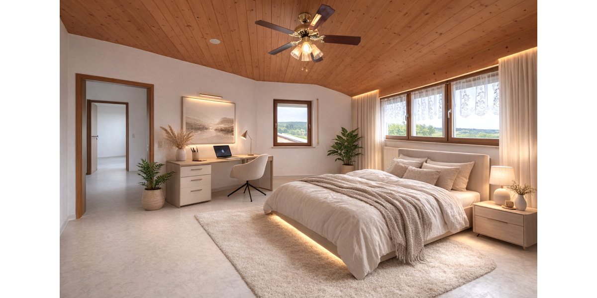 Etagenwohnung Neckarwestheim - 2 Zimmer, 62 m&sup2;, 980&euro; | Angebot:25280210