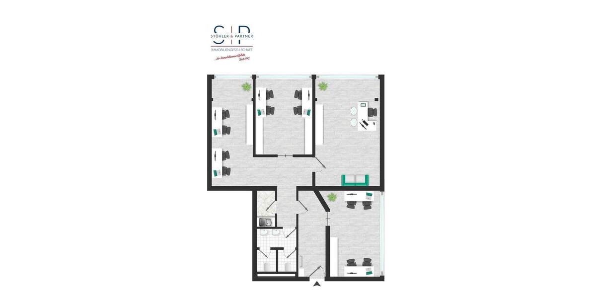 Etagenwohnung Sindelfingen Mitte - 3 Zimmer, 126 m&sup2;, 315.000&euro; | Angebot:25730775