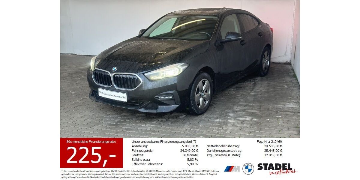 BMW 218 Gran Coupé 61.208 km 22.888 &euro; Heilbronn 74074