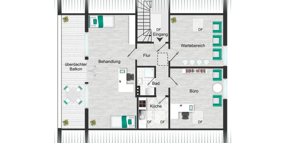 Gewerbeobjekt Sindelfingen Mitte - 3 Zimmer, 83 m&sup2;, 1.000&euro; | Angebot:26891653