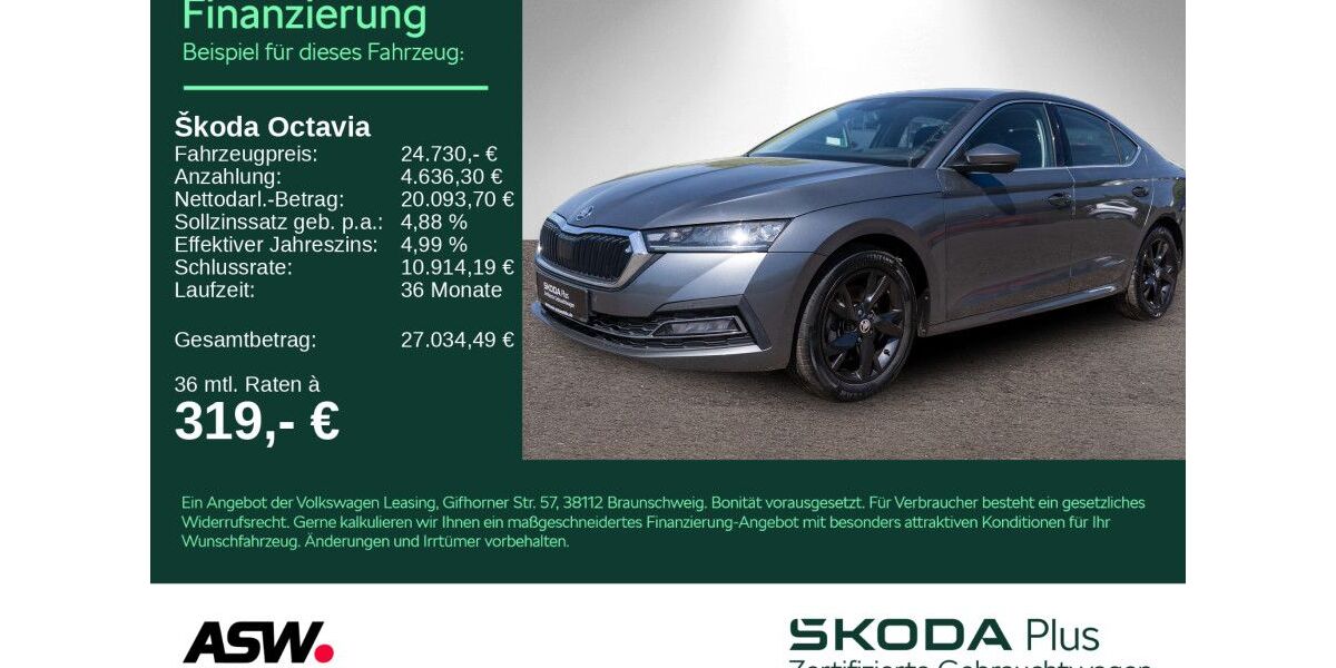 Skoda Octavia 99.000 km 24.730 &euro; Heilbronn 74076
