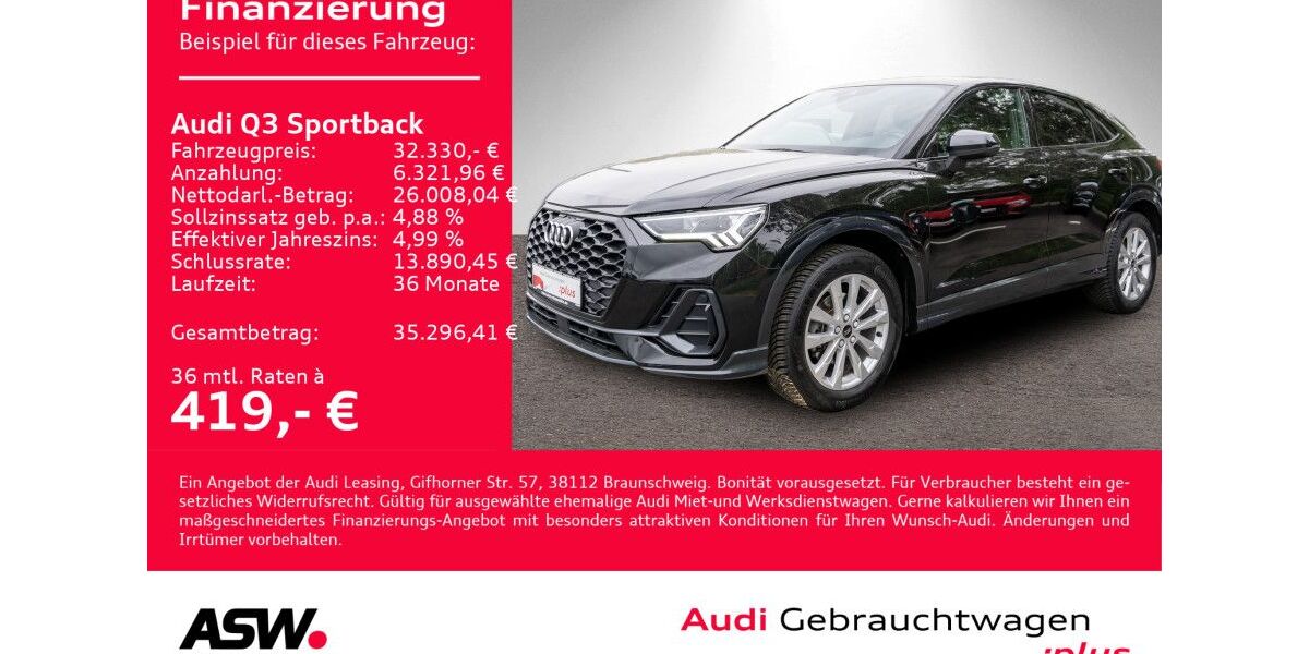 Audi Q3 75.300 km 32.330 &euro; Heilbronn 74074