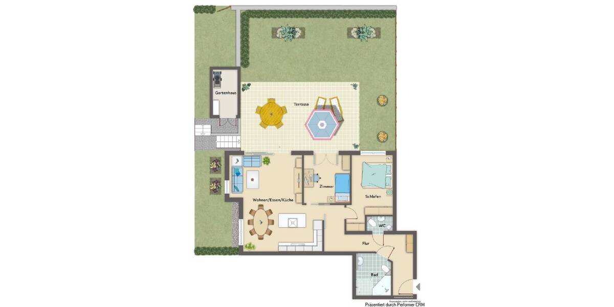 Etagenwohnung Remseck Neckarrems - 3 Zimmer, 85 m&sup2;, 390.000&euro; | Angebot:25995978