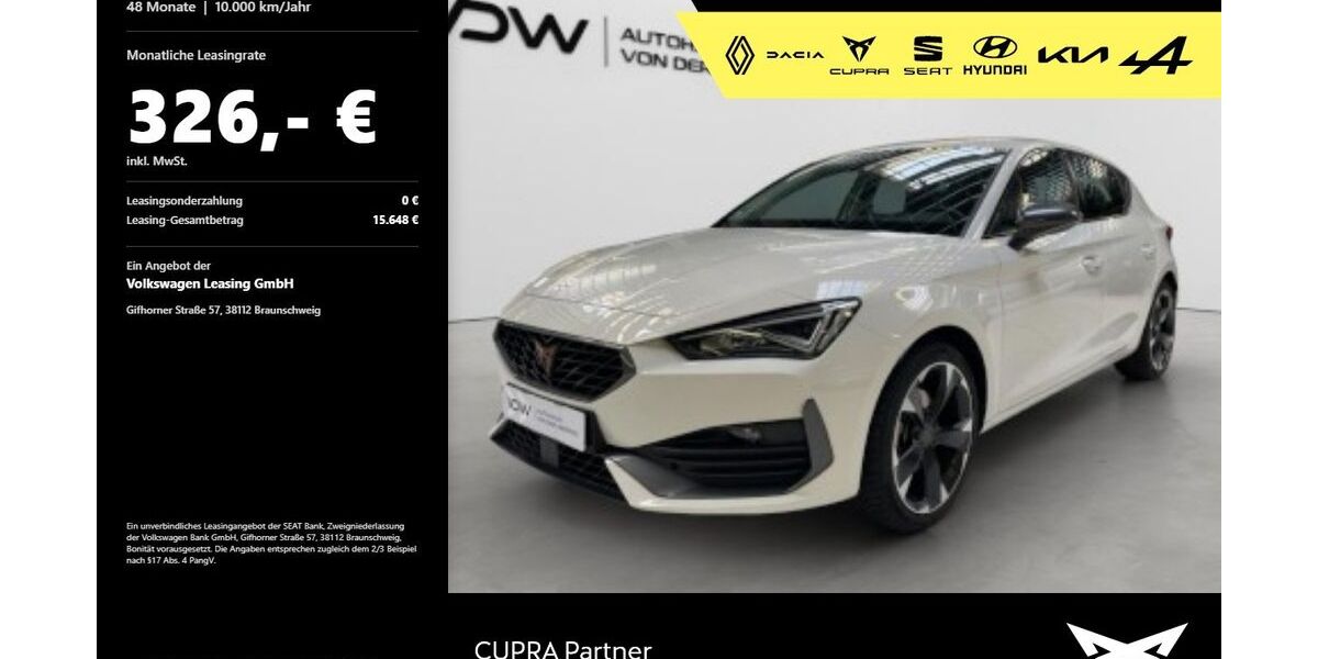 Cupra Leon 14.800 km 24.880 &euro; Heilbronn 74076