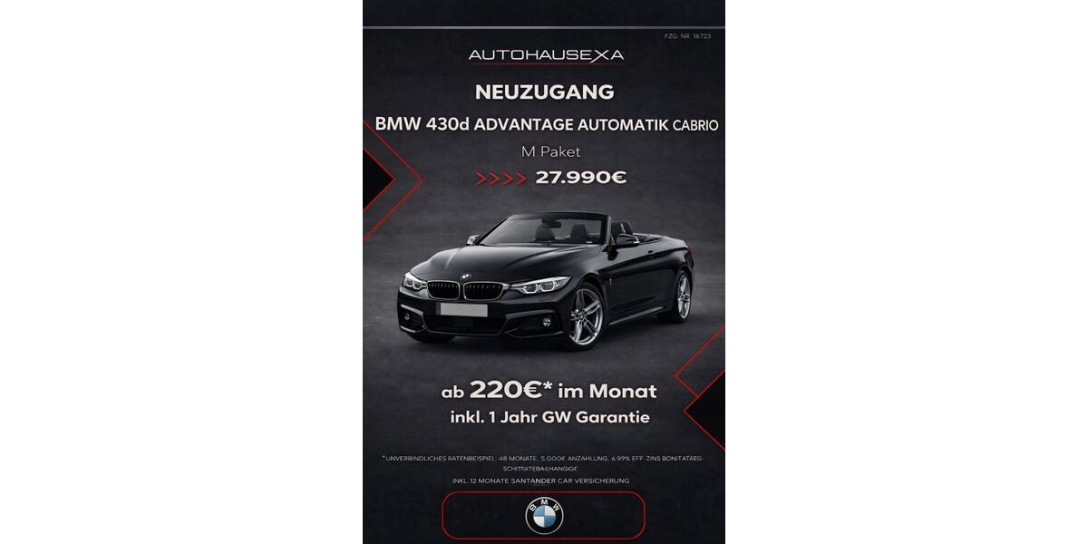 BMW 430 88.900 km 27.990 &euro; Wernau am Neckar 73249