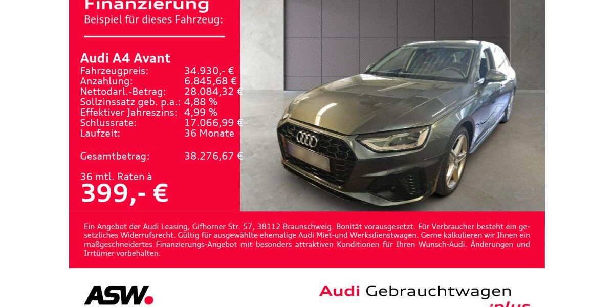 Audi A4 68.400 km 34.930 &euro; Heilbronn 74074