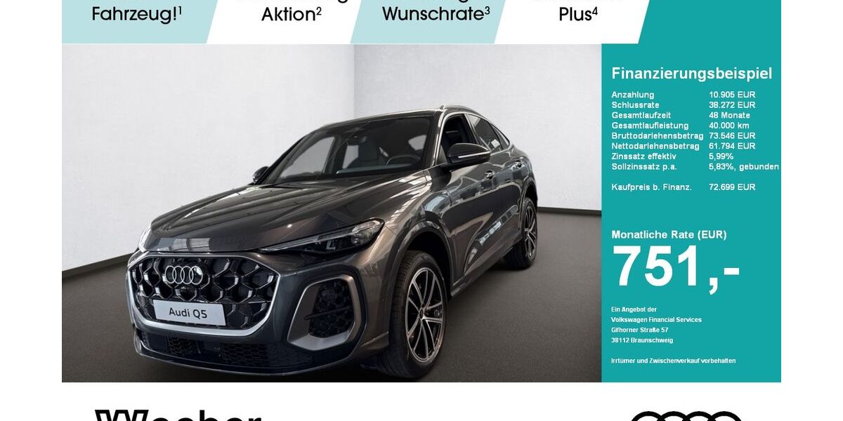 Audi Q5 2.999 km 72.699 &euro; Leonberg 71229