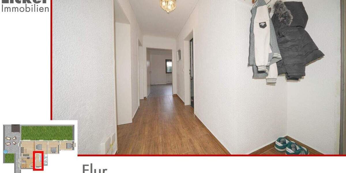 Etagenwohnung Leutenbach Weiler zum Stein - 4 Zimmer, 95 m&sup2;, 258.000&euro; | Angebot:25677863