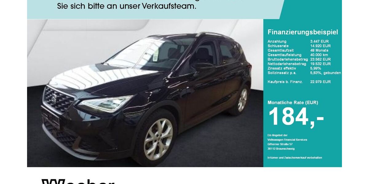 Seat Arona 23.978 km 22.750 &euro; Leonberg 71229
