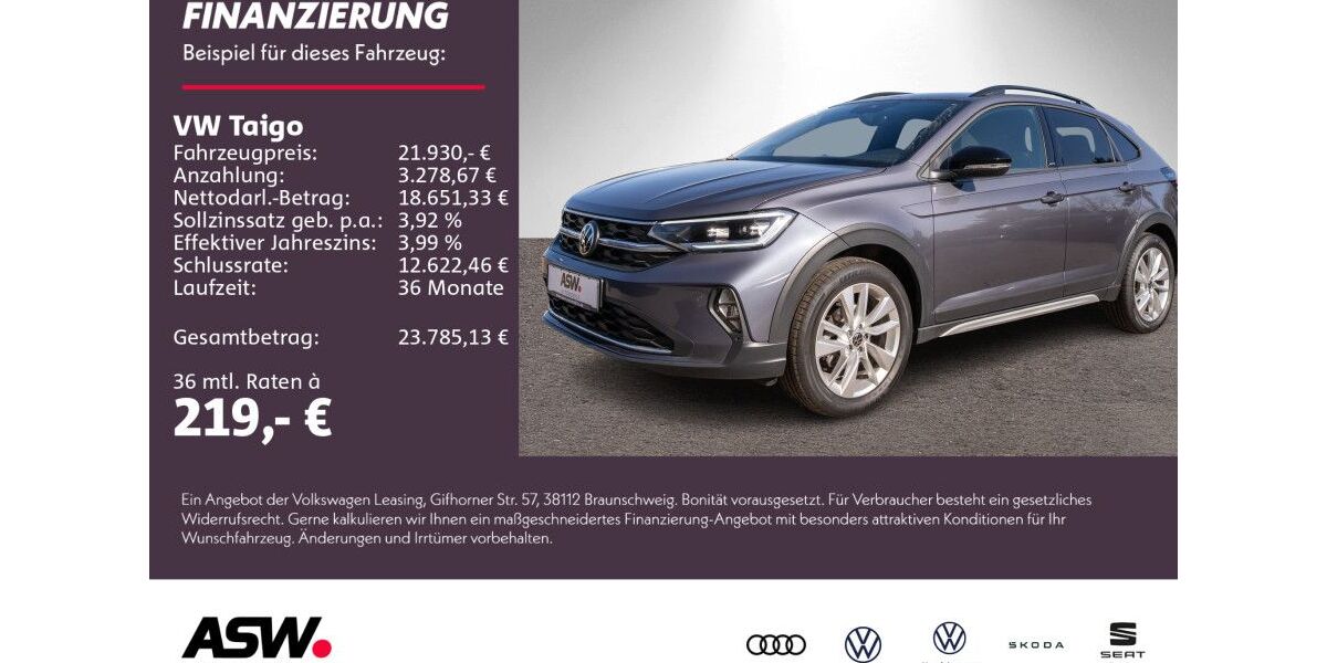 VW Taigo 23.800 km 21.260 &euro; Weinsberg 74189
