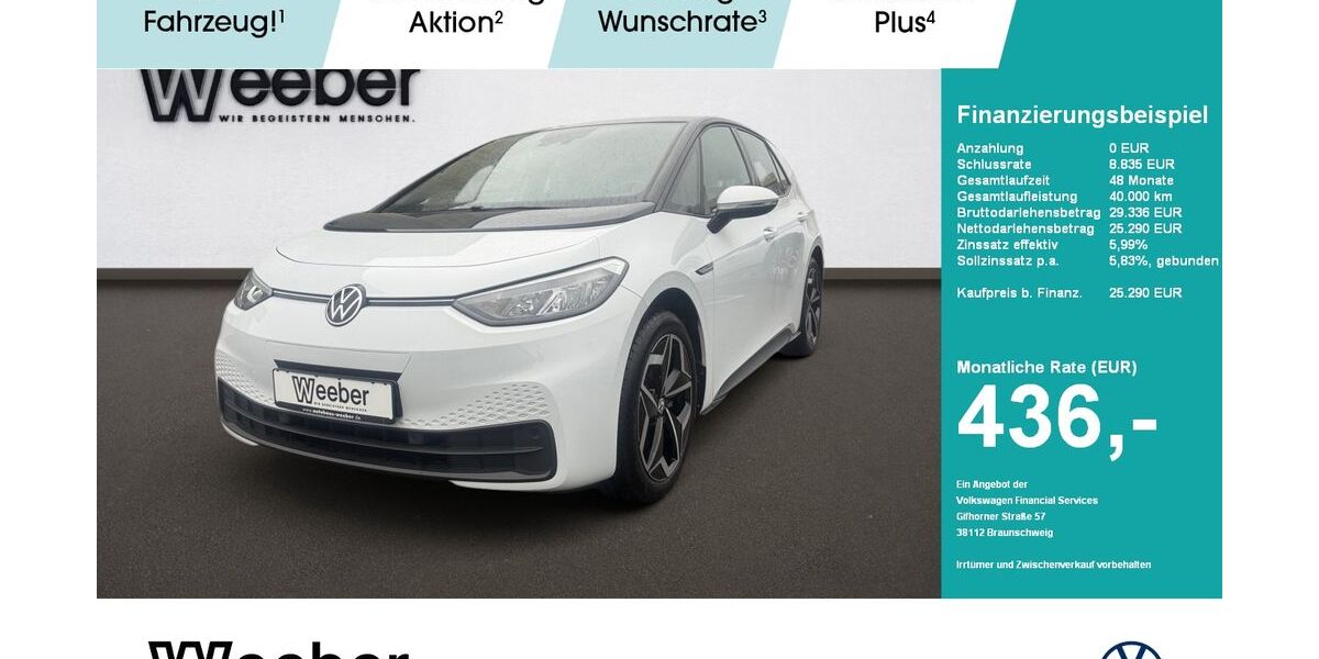 VW ID.3 24.013 km 24.850 &euro; Weil der Stadt 71263