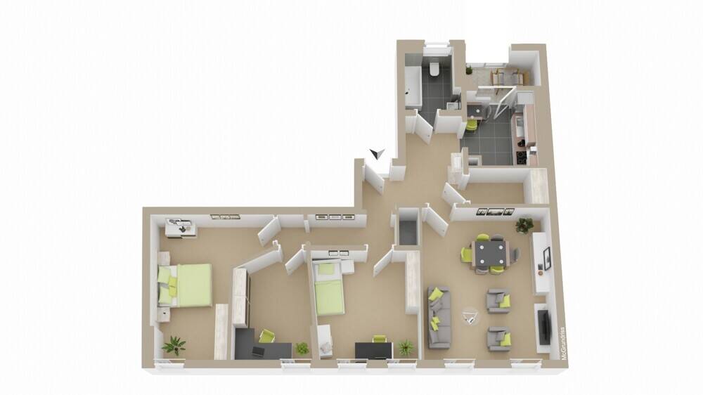 Etagenwohnung Vaihingen an der Enz - 4 Zimmer, 79 m&sup2;, 295.000&euro; | Angebot:25986278