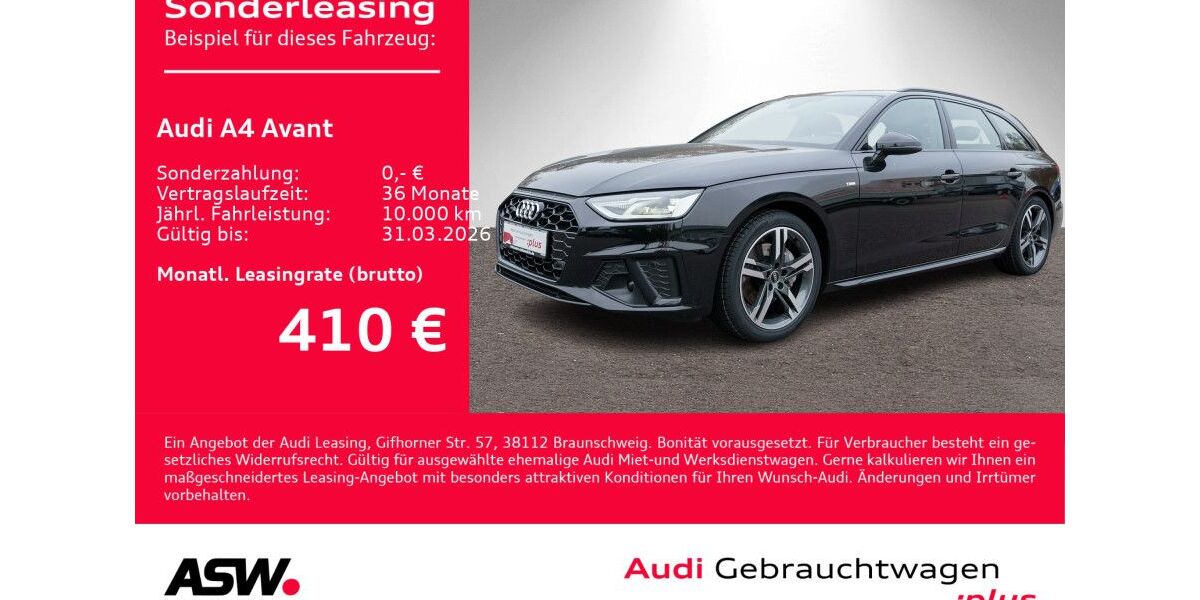 Audi A4 54.900 km 33.990 &euro; Heilbronn 74074