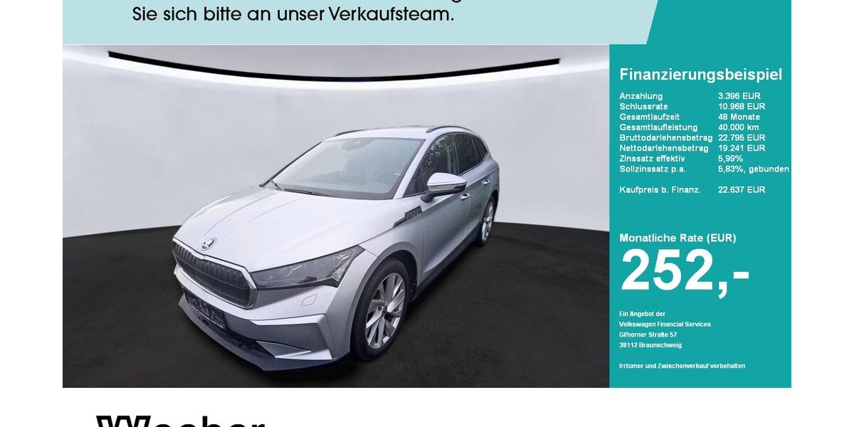 Skoda Enyaq 46.500 km 22.637 &euro; Weil der Stadt 71263