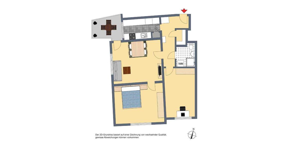 Etagenwohnung Stuttgart Mönchfeld - 3 Zimmer, 71 m&sup2;, 240.000&euro; | Angebot:25896205
