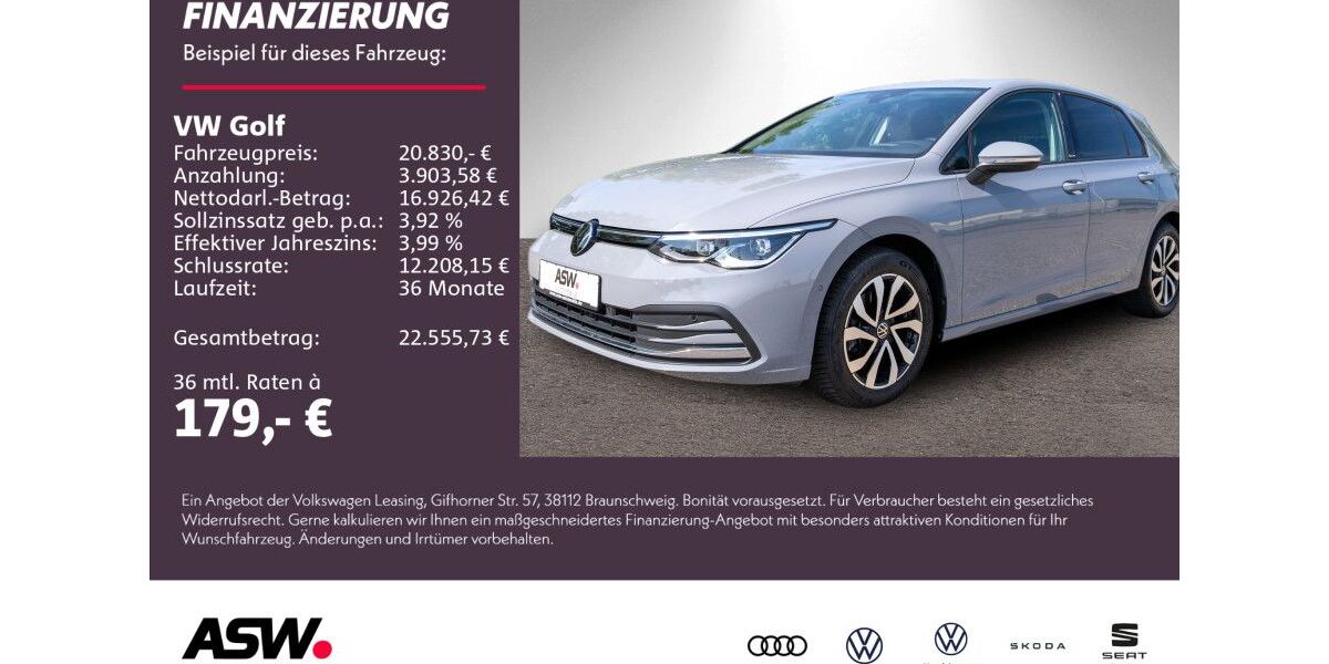 VW Golf 69.300 km 20.830 &euro; Weinsberg 74189