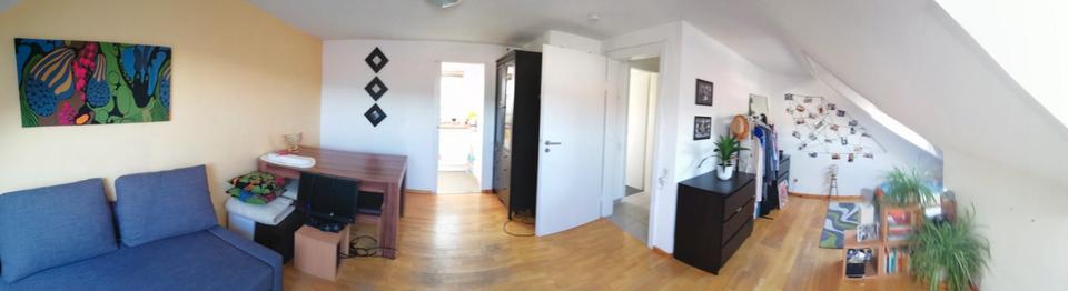 Dachgeschoßwohnung Stuttgart Feuerbach - 1 Zimmer, 32 m&sup2;, 540&euro; | Angebot:27587728