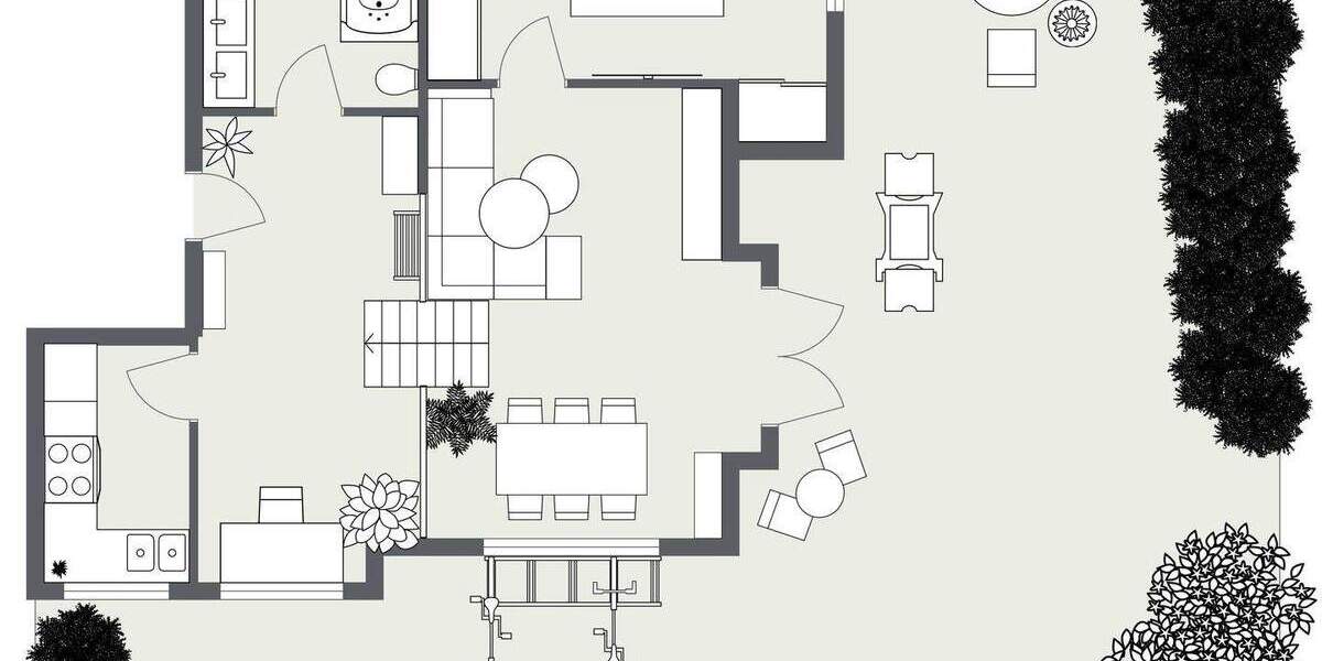Terrassenwohnung Stuttgart Vaihingen - 2 Zimmer, 62 m&sup2;, 329.000&euro; | Angebot:25774597