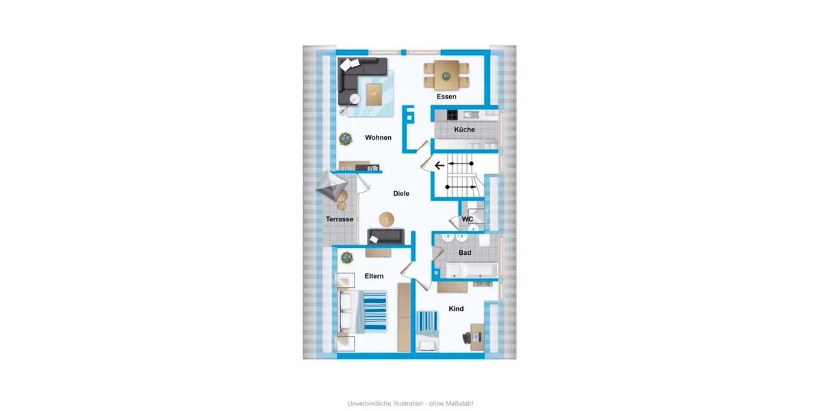 Dachgeschoßwohnung Winnenden - 3 Zimmer, 81 m&sup2;, 900&euro; | Angebot:26168639