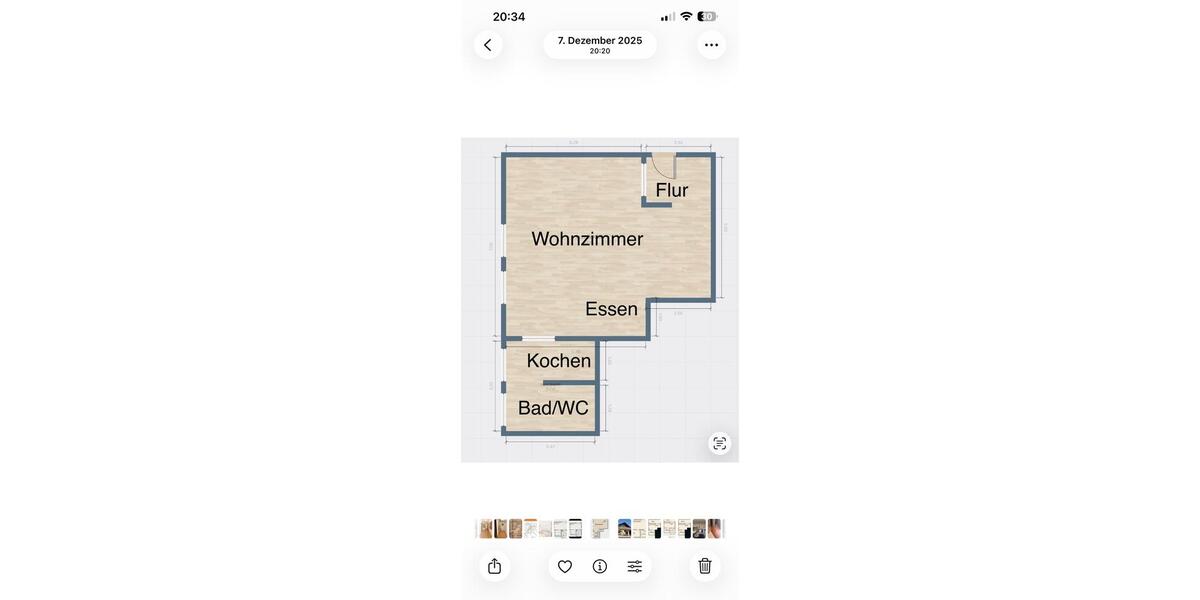 Etagenwohnung Weinstadt - 1 Zimmer, 38 m&sup2;, 830&euro; | Angebot:26305364