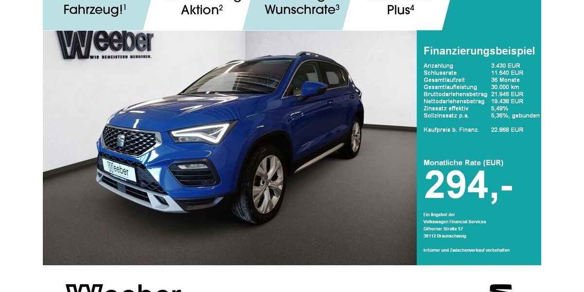 Seat Ateca 73.947 km 22.868 &euro; Leonberg 71229