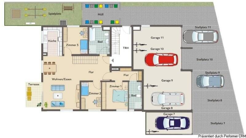 Etagenwohnung Marbach - 4 Zimmer, 83 m&sup2;, 599.000&euro; | Angebot:25664991