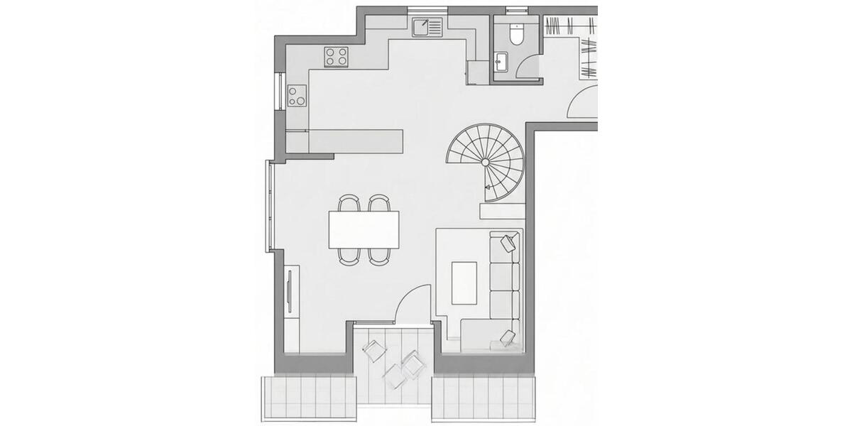 Maisonettenwohnung Korntal-Münchingen Münchingen - 2.5 Zimmer, 80 m&sup2;, 1.200&euro; | Angebot:26276834