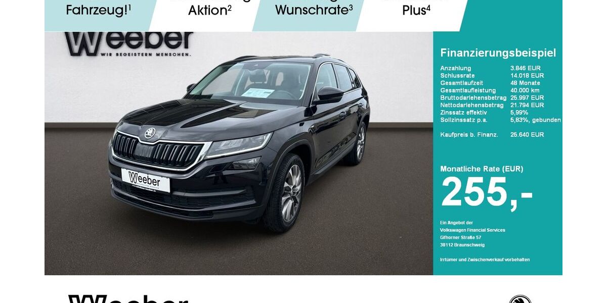 Skoda Kodiaq 89.990 km 25.640 &euro; Weil der Stadt 71263