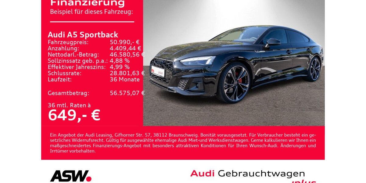 Audi A5 19.900 km 49.990 &euro; Heilbronn 74074