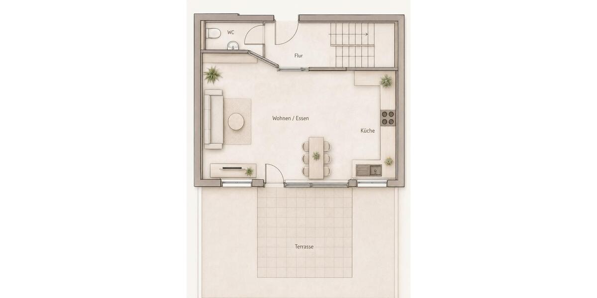 Maisonettenwohnung Böblingen Dagersheim - 3 Zimmer, 84 m&sup2;, 498.000&euro; | Angebot:27185801