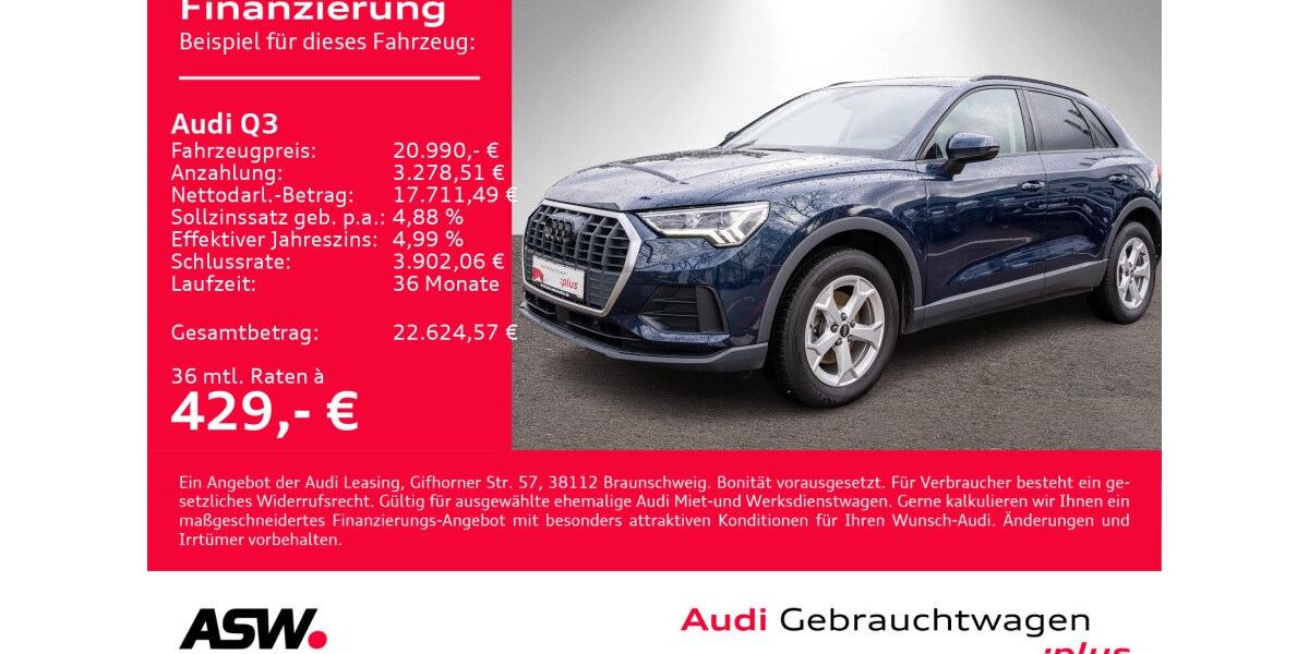 Audi Q3 110.800 km 20.990 &euro; Heilbronn 74074