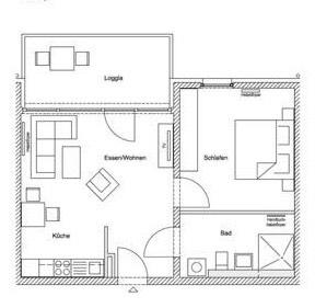 Etagenwohnung Ludwigsburg Eglosheim - 2 Zimmer, 61 m&sup2;, 289.000&euro; | Angebot:27014473