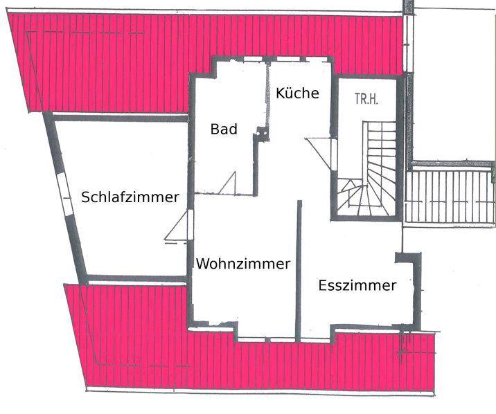 Dachgeschoßwohnung Erdmannhausen - 2.5 Zimmer, 55 m&sup2;, 1.000&euro; | Angebot:25163224