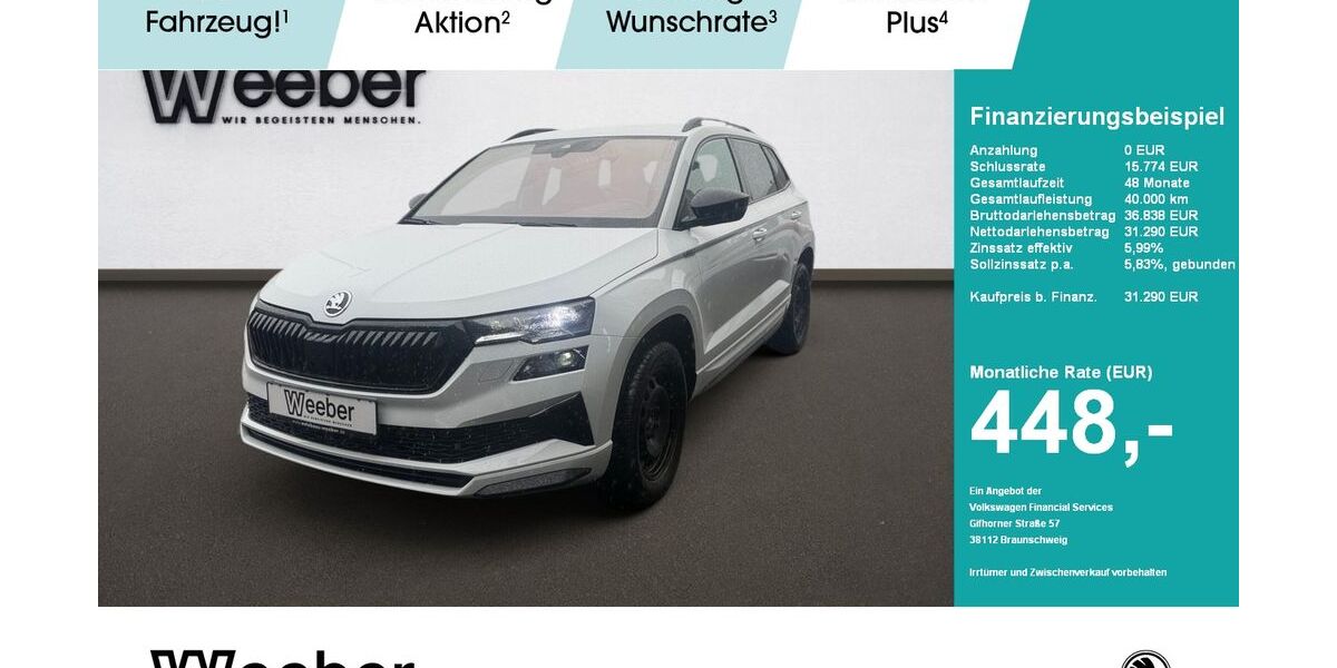 Skoda Karoq 63.274 km 30.890 &euro; Weil der Stadt 71263