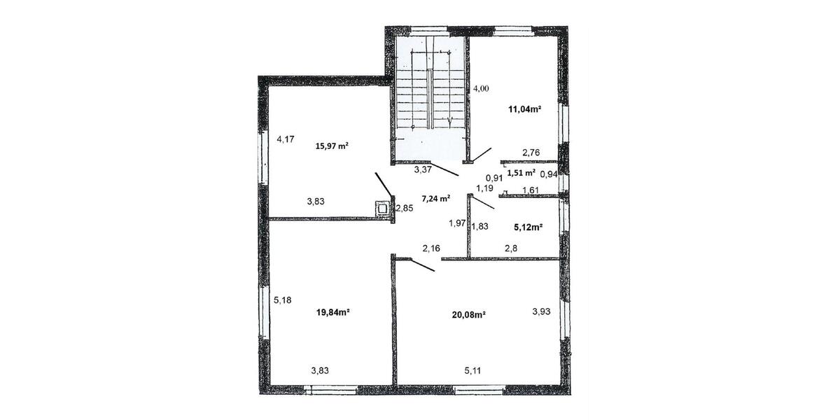 Etagenwohnung Stuttgart Zuffenhausen - 3 Zimmer, 81 m&sup2;, 1.200&euro; | Angebot:25948451