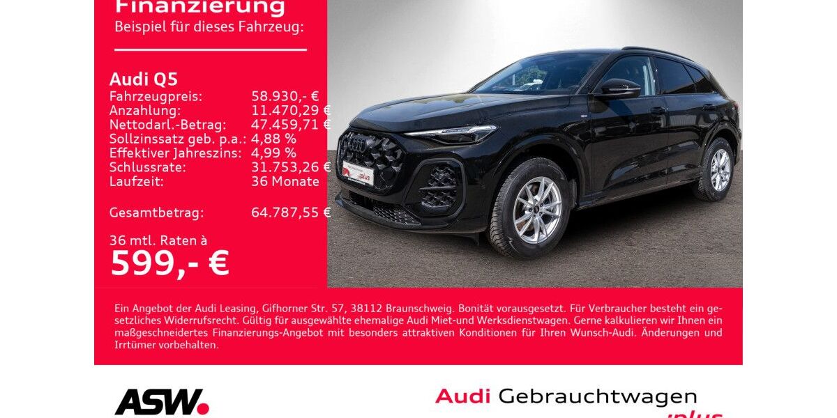 Audi Q5 9.300 km 58.930 &euro; Heilbronn 74074