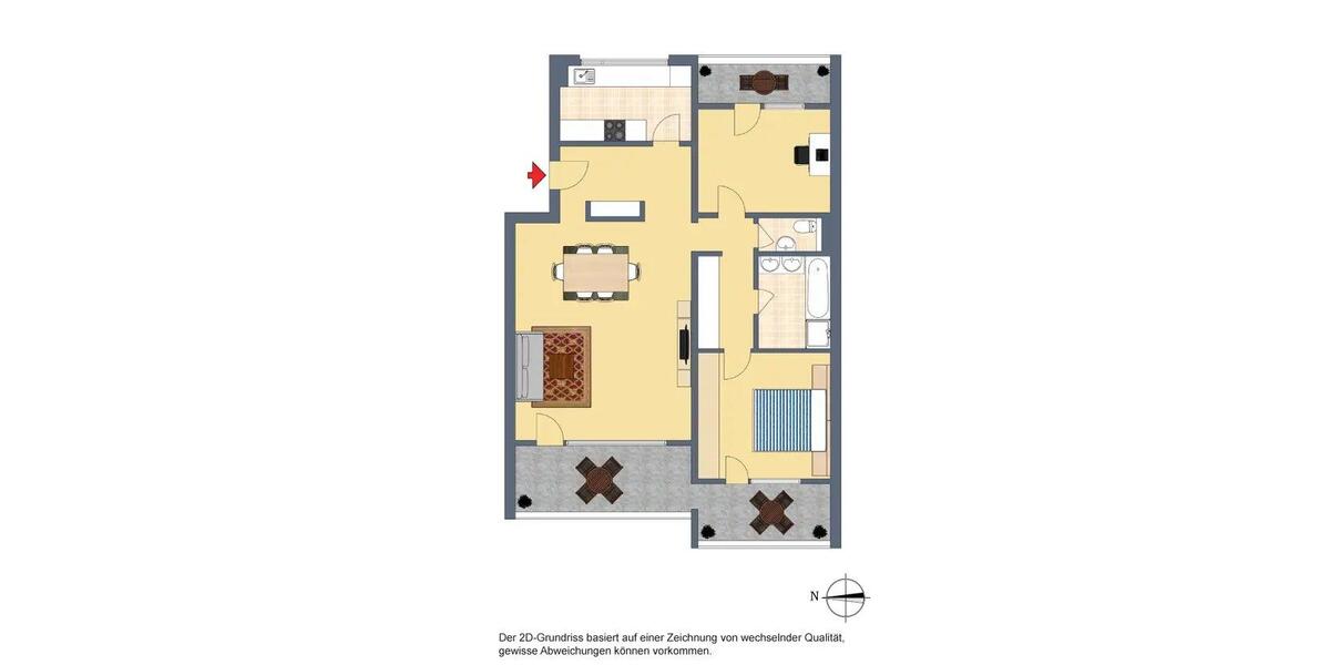 Etagenwohnung Leonberg - 3 Zimmer, 96 m&sup2;, 1.455&euro; | Angebot:27576617