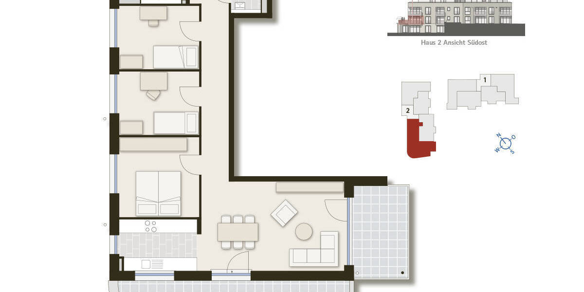 Etagenwohnung Brackenheim - 4 Zimmer, 100 m&sup2;, 549.000&euro; | Angebot:25781161