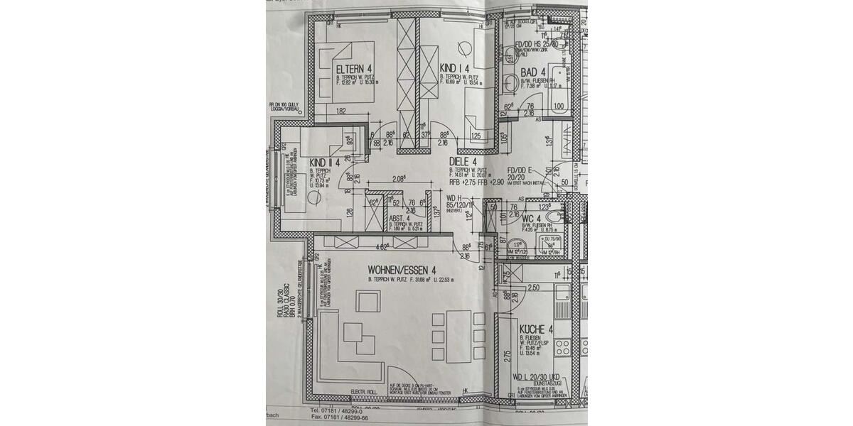 Etagenwohnung Kernen im Remstal - 4 Zimmer, 108 m&sup2;, 595.000&euro; | Angebot:26539734