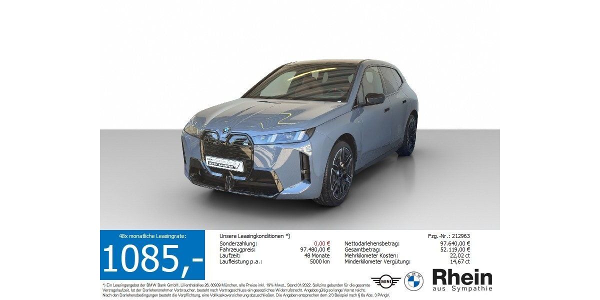 BMW iX 5.189 km 95.380 &euro; Heilbronn 74076