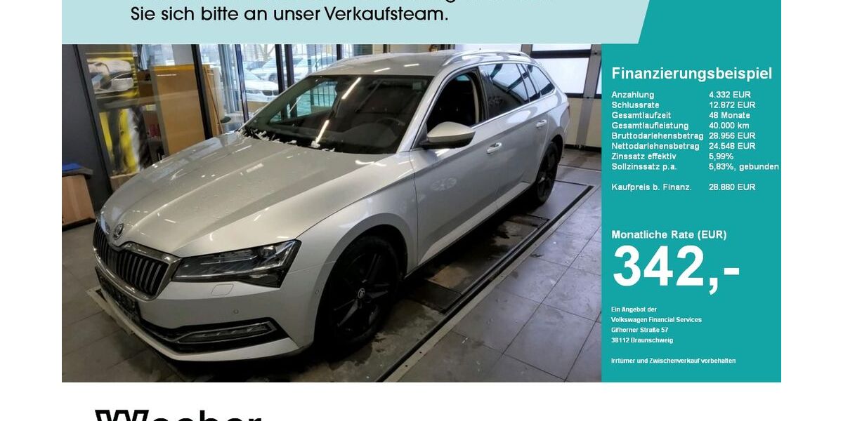 Skoda Superb 91.077 km 28.879 &euro; Weil der Stadt 71263