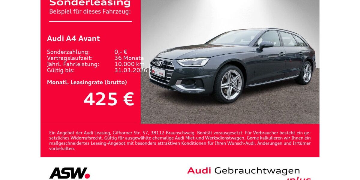 Audi A4 75.000 km 29.890 &euro; Heilbronn 74074
