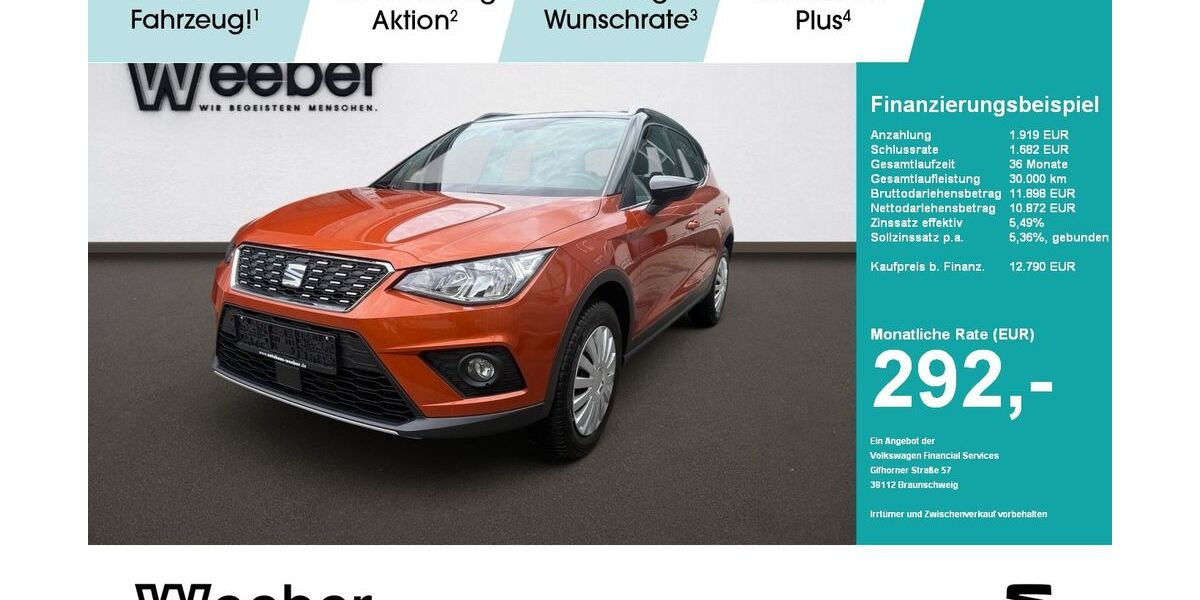 Seat Arona 65.021 km 12.790 &euro; Weil der Stadt 71263