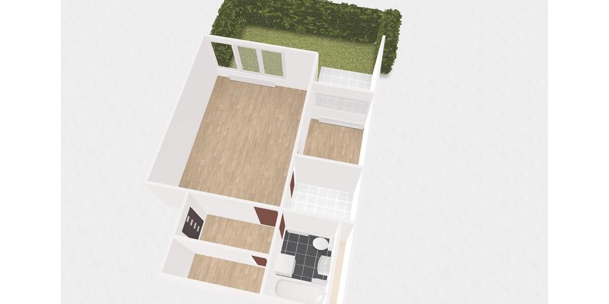 Terrassenwohnung Waiblingen Beinstein - 1.5 Zimmer, 48 m&sup2;, 820&euro; | Angebot:26125724