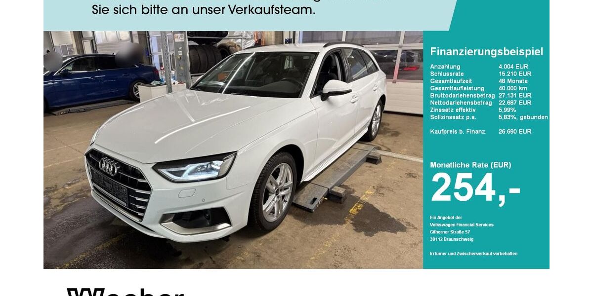 Audi A4 62.658 km 26.689 &euro; Weil der Stadt 71263