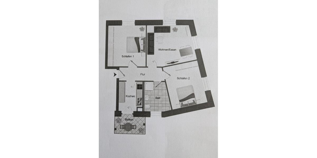 Etagenwohnung Esslingen am Neckar Brühl - 3 Zimmer, 77 m&sup2;, 1.155&euro; | Angebot:27535626
