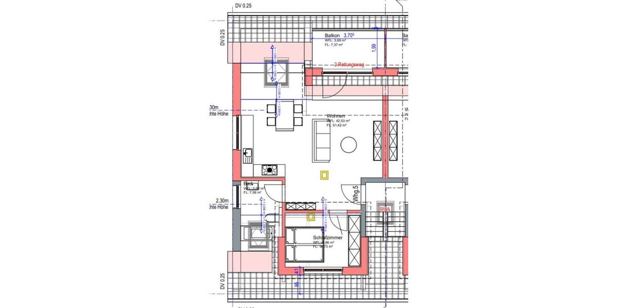 Etagenwohnung Erdmannhausen - 2 Zimmer, 63 m&sup2;, 1.000&euro; | Angebot:25879200