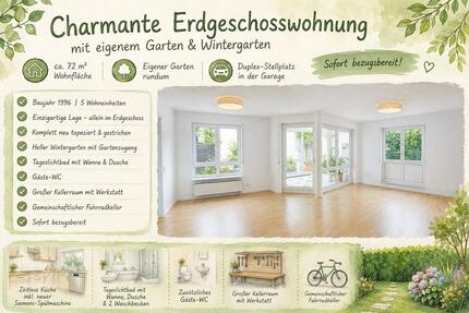 Wohnung Leonberg - 3 Zimmer, 72 m&sup2;, 369.000&euro; | Angebot:26586551