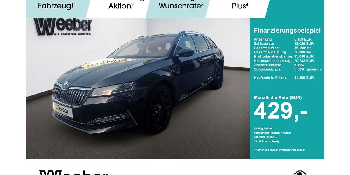 Skoda Superb 52.722 km 34.390 &euro; Leonberg 71229
