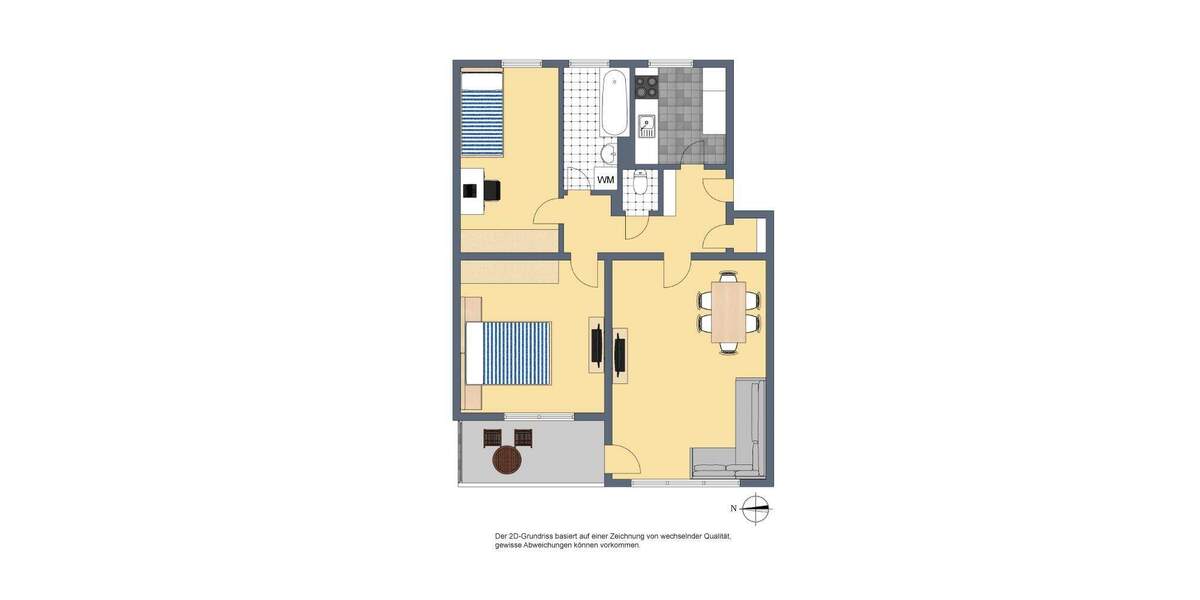 Etagenwohnung Stuttgart Fasanenhof - 3 Zimmer, 210.000&euro; | Angebot:25864318